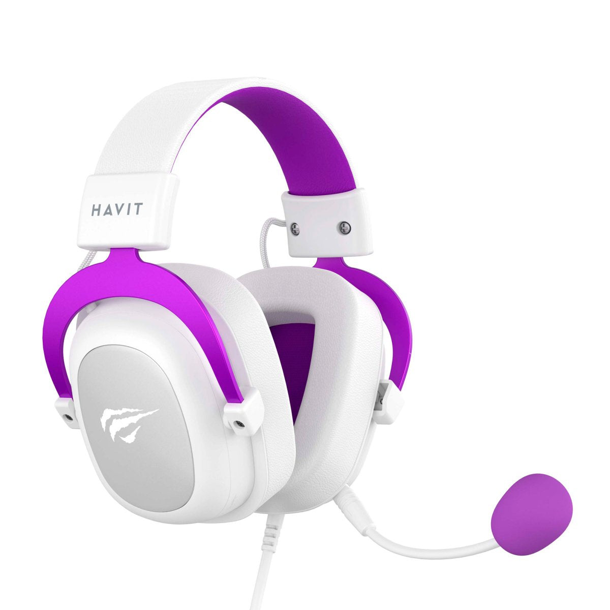 EAN 6950676214154 - Havit 6950676214154 auricular y casco Auriculares Alámbrico Diadema Juego Púrpura, Blanco imagen 2