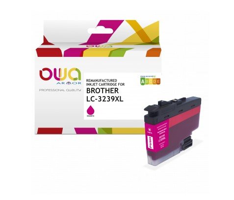 Owa Tinta Compatible Con Brother Lc3239xlm Magenta (48ml) Ca. 3.965 S.
