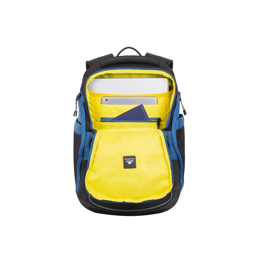 Rivacase 5225 Mochila Informal Negro, Azul Nylon