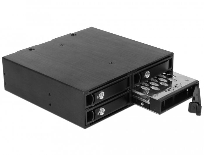 Delock 47233 Rack Móvil De 5.25" Para 4 X 2.5? Sata / Sas Hdd / Ssd 12 Gb/S