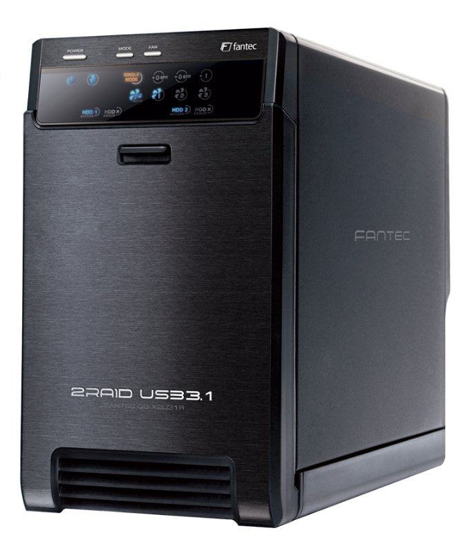Fantec Qb-X2u31r Black 2 X 3,5 Sata Raid Hdd Usb 3.1
