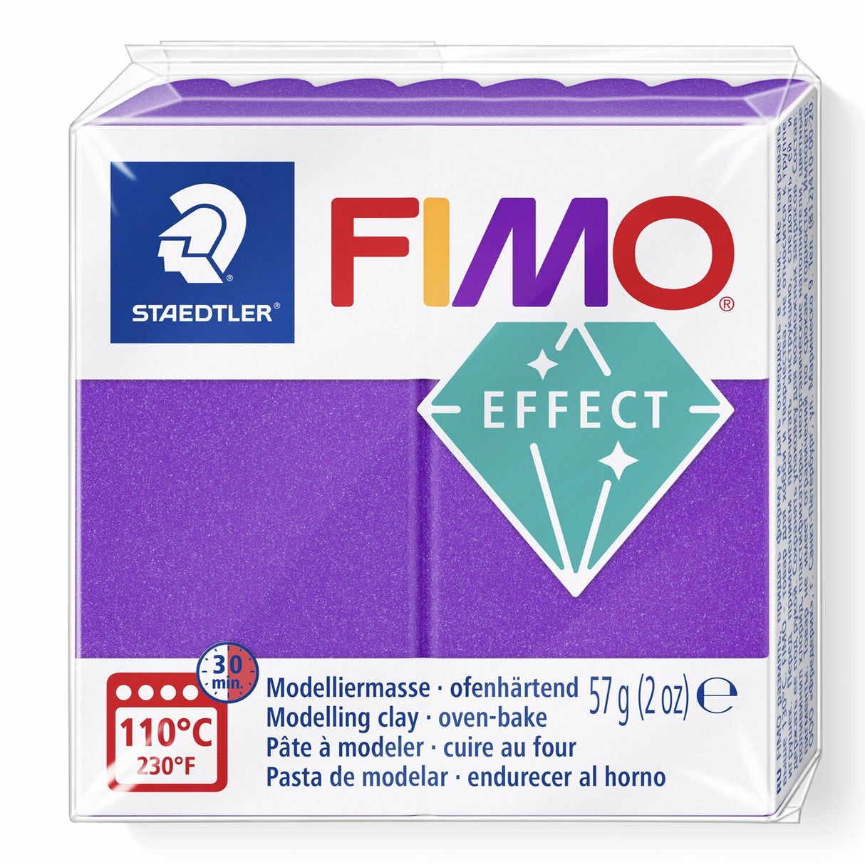Fimo Mod.Masse Fimo Effect Lila Metallic