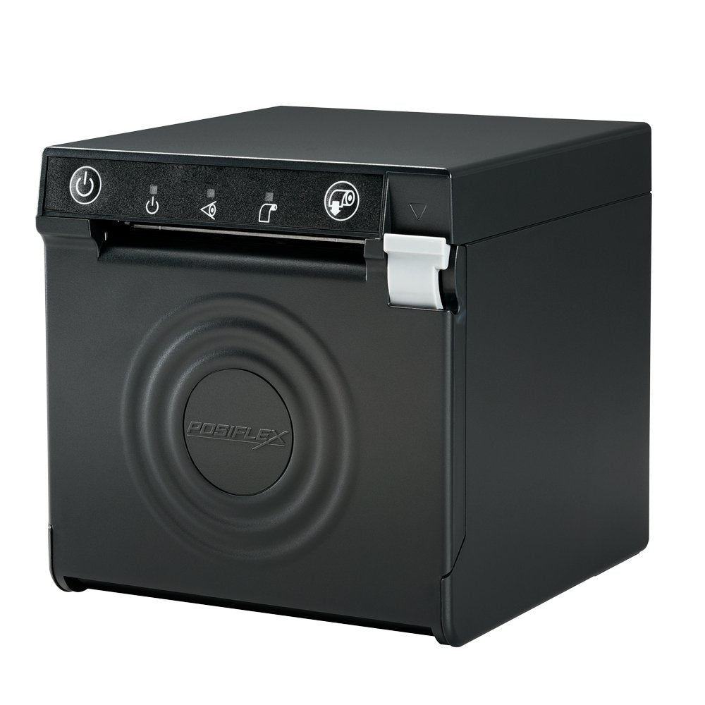 Impresora Posiflex Pp-7900 Negra, Usb, Rs232 & Ethernet, Autocorte. Fuente Alimentación Incluida.