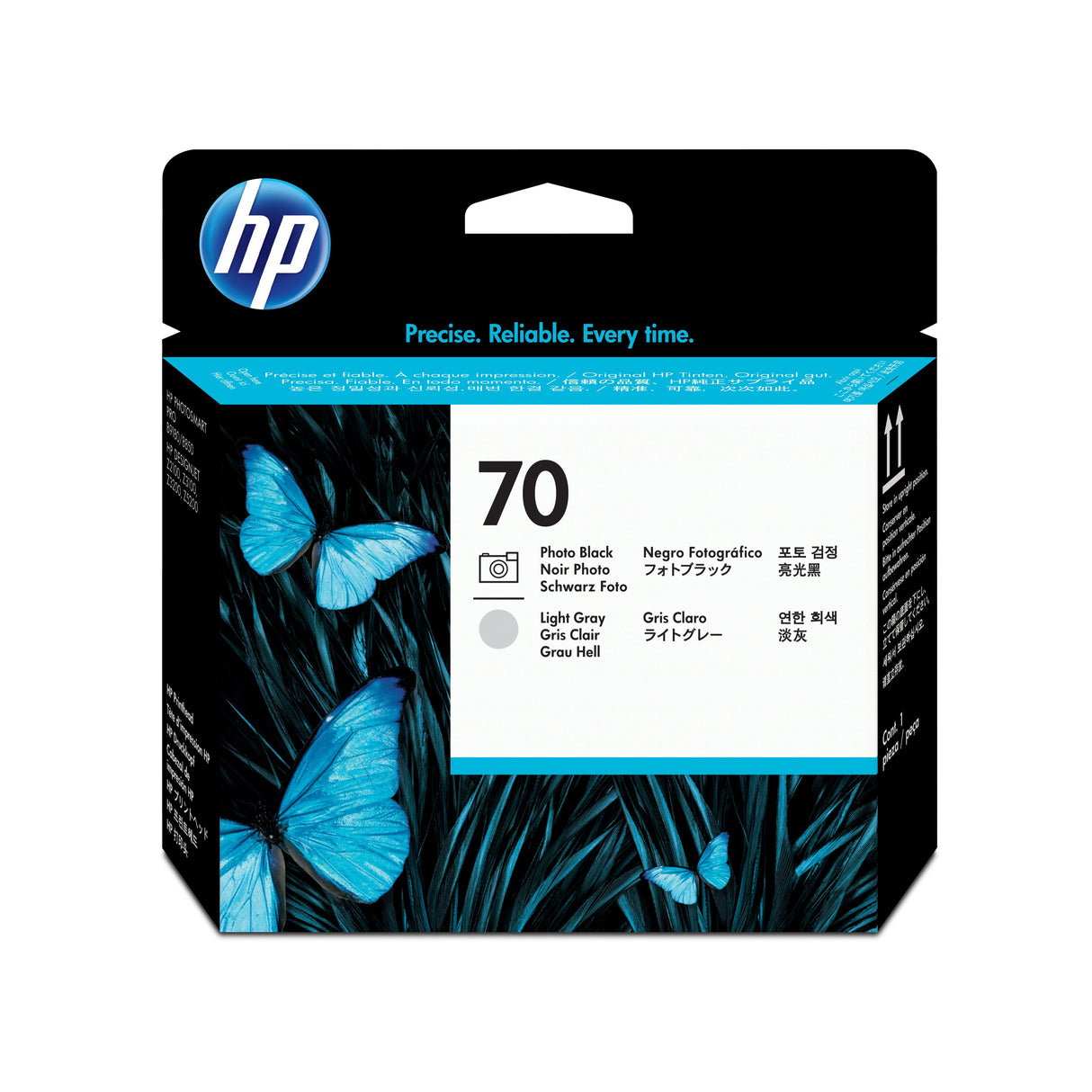 EAN 0882780390782 - HP 70 Photo Black and Light Gray DesignJet Printhead cabeza de impresora Inyección de tinta térmica imagen 1