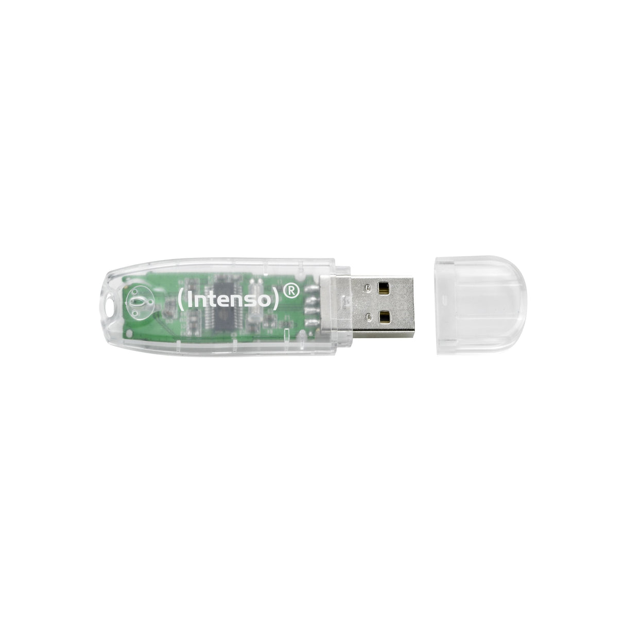 Pendrive Intenso 32gb Usb2.0 Rainbow Transparente