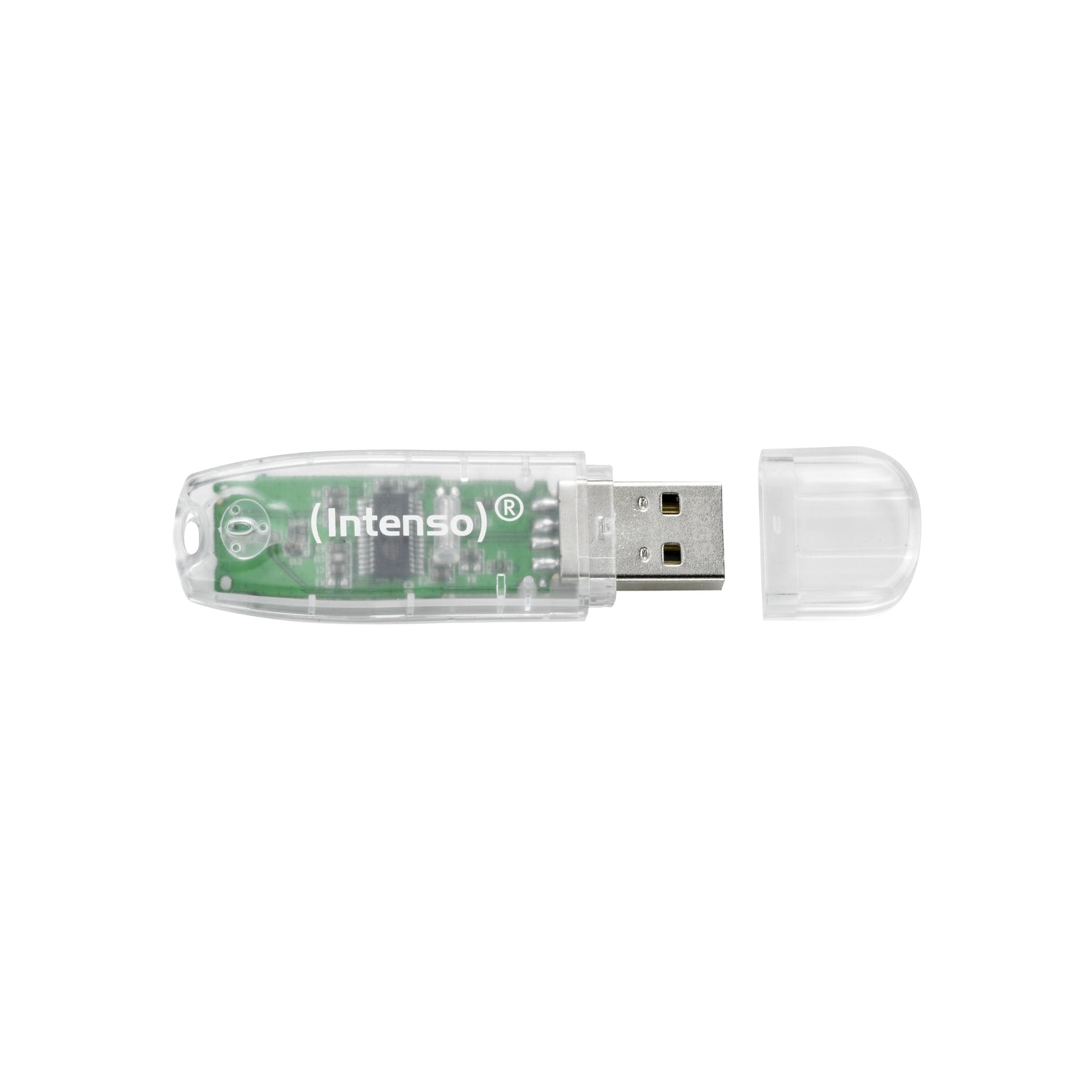 Pendrive Intenso 32gb Usb2.0 Rainbow Transparente