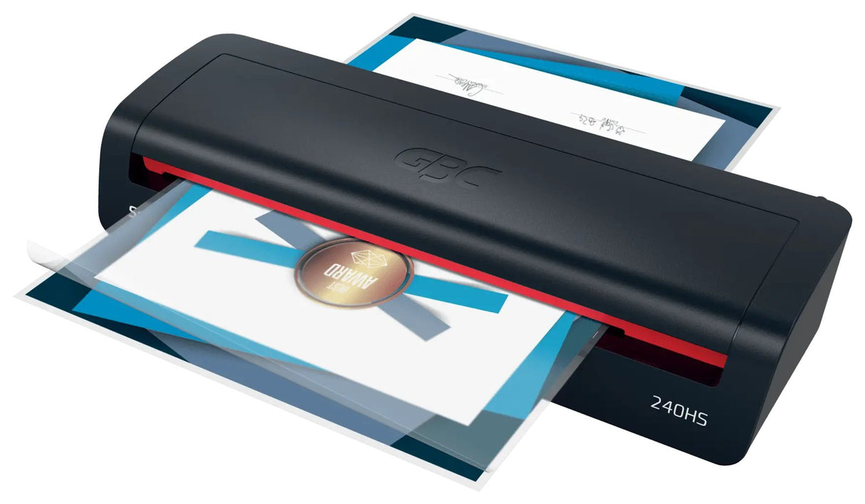 Plastificadora Gbc 240hs Home Office A3 Calentamiento En 2 Minutos - Desde Documentos De Identidad Hasta Documentos