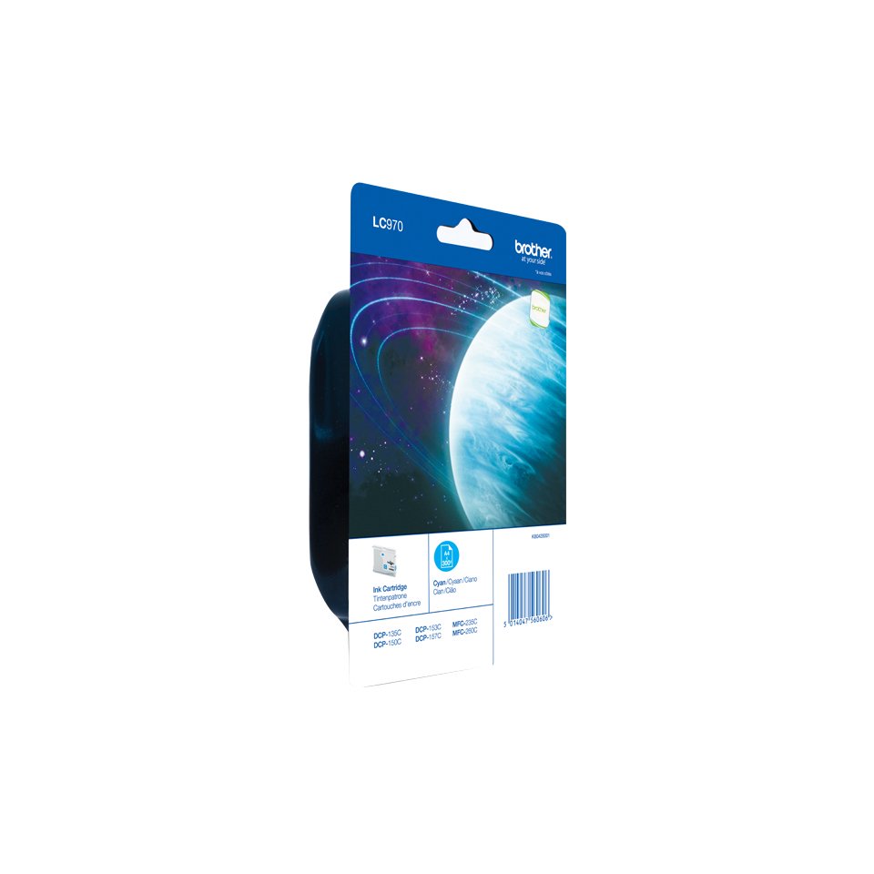 EAN 4977766648509 - Brother LC970C cartucho de tinta 1 pieza(s) Original Cian imagen 2
