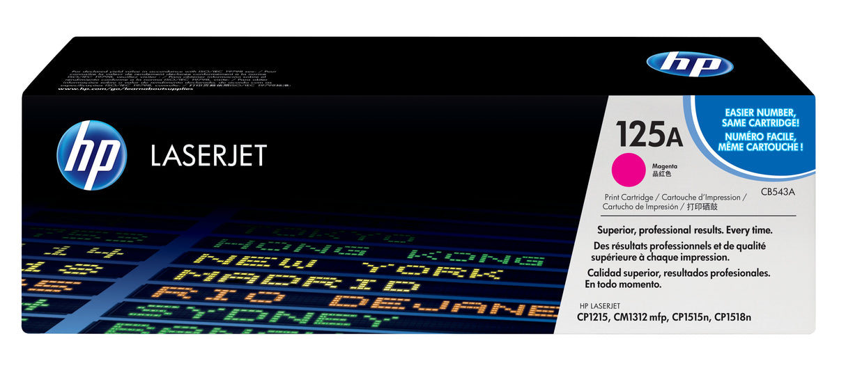 EAN 0080873683920 - HP 125A Magenta Original LaserJet Toner Cartridge cartucho de tóner 1 pieza(s) imagen 1