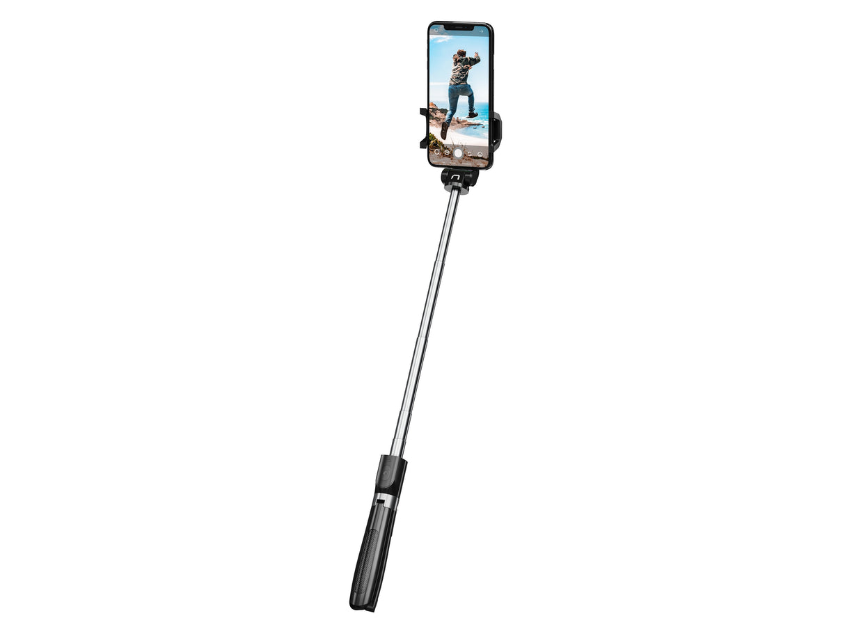 Palo Selfie Natec Alvito Bt 4.0 Inalambrico Tripode Negro