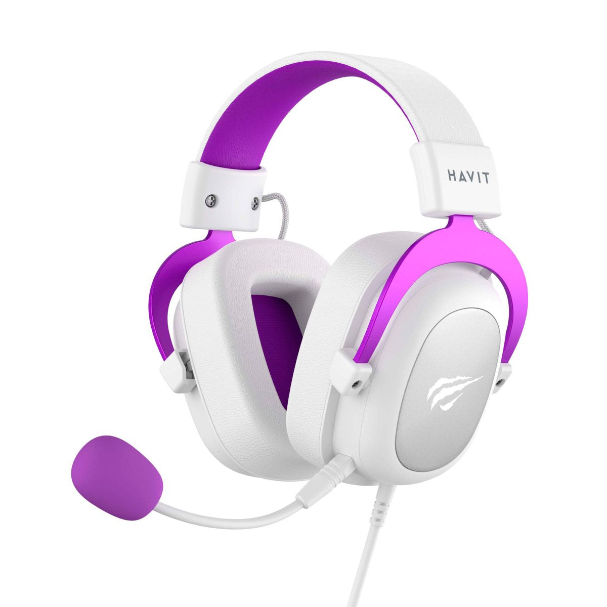 EAN 6950676214154 - Havit 6950676214154 auricular y casco Auriculares Alámbrico Diadema Juego Púrpura, Blanco imagen 1
