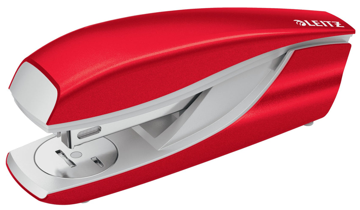 Leitz Grapadora Nexxt 5502 Wow Rojo-Metallic