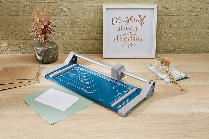 Dahle 507 Cizalla De Rodillo Formato A4 - Capacidad 8 Hojas - Cuchilla Circular Autoafilable De Acero