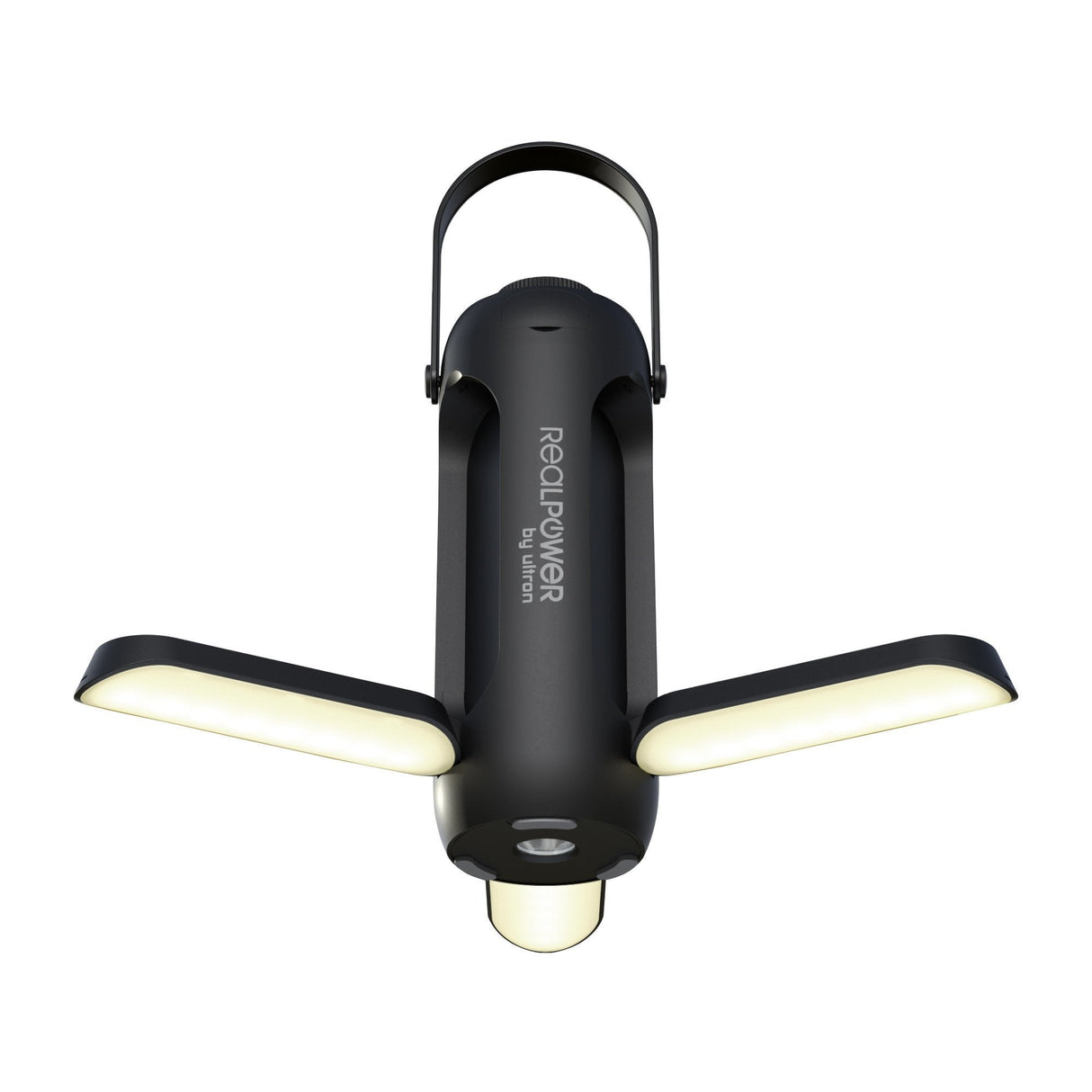 Realpower Led Outdoor Light 190,Solar,Negro,6.000mah