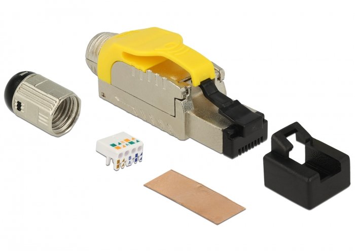 EAN 4043619862870 - DeLOCK 86287 conector RJ-45 Plata, Amarillo imagen 2