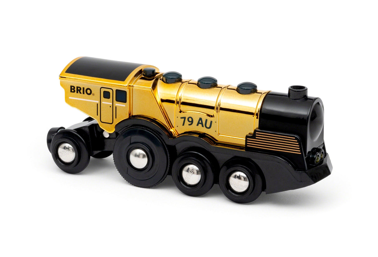 Brio World World Golden Batterielok Con Luz Y Sonido, Tocando Vehículo 33630