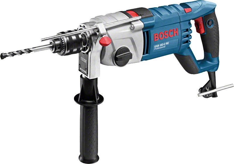 Taladro Percutor Bosch Professional Gsb 162-2 Re Professional, Taladro Percutor Azul, 1.500 W, Maletín 060118b000