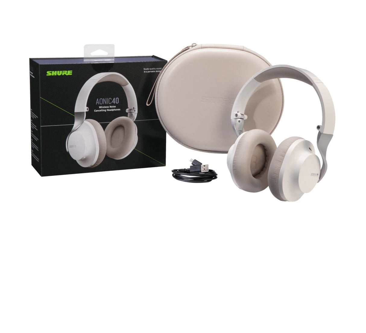 EAN 0042406668507 - Shure Aonic 40 Auriculares Inalámbrico y alámbrico Diadema Música USB Tipo C Bluetooth Blanco imagen 7