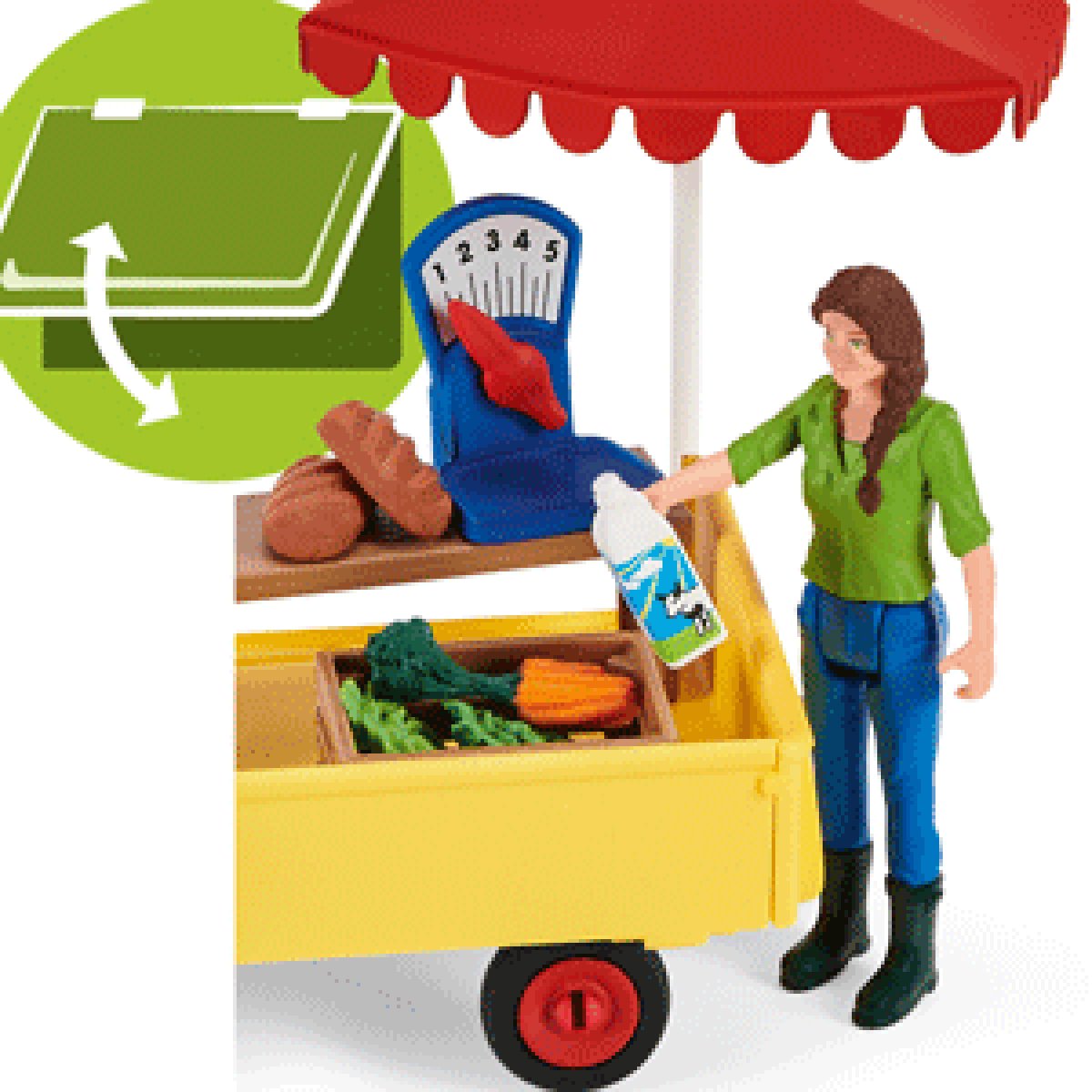 EAN 4059433383484 - schleich Vida en la Granja Sunny Day Mobile Farm Stand imagen 3