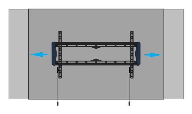EAN 5019318308772 - B-Tech Elements Fixed 600 Flat 2,03 m (80") Pared Negro, Azul imagen 8