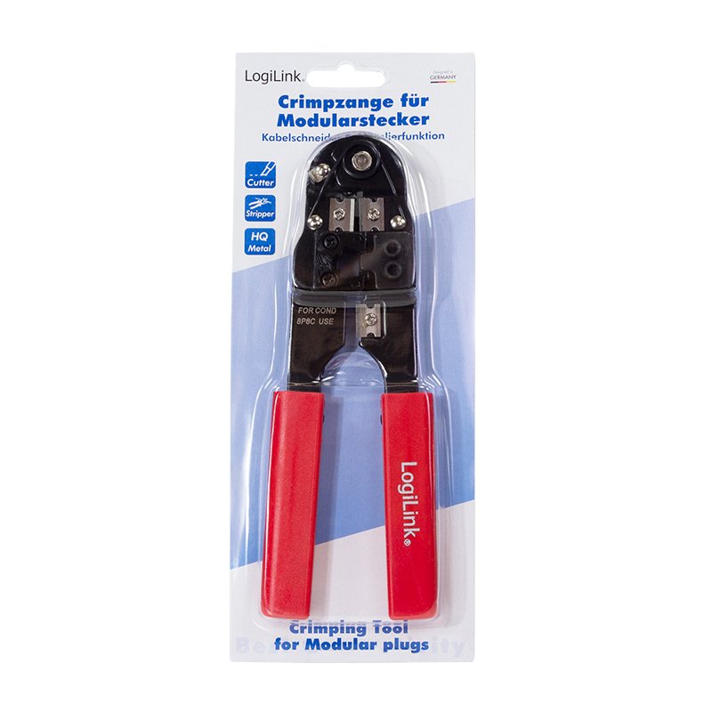 Logilink Crimpadora Para Rj45 Naranja
