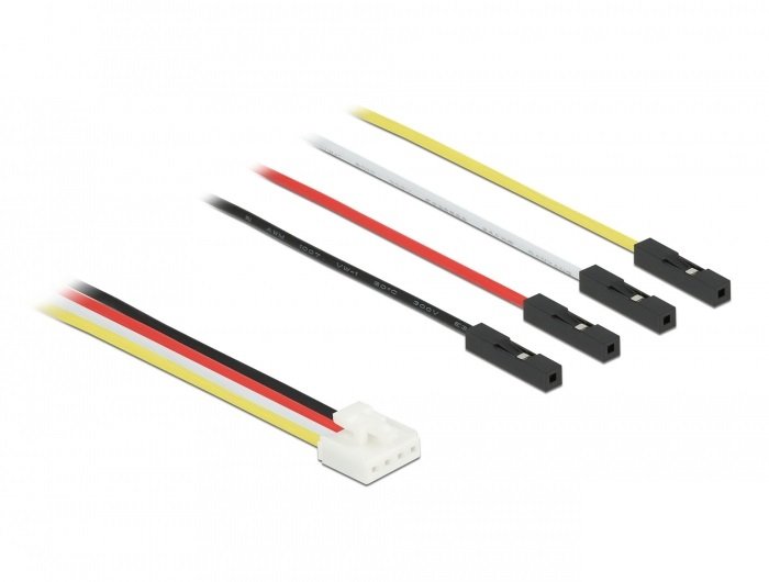Delock 86946 Cable De Conversión Iot Grove 4 X Pin Macho A 4 X Jumper Hembra 5 Cm