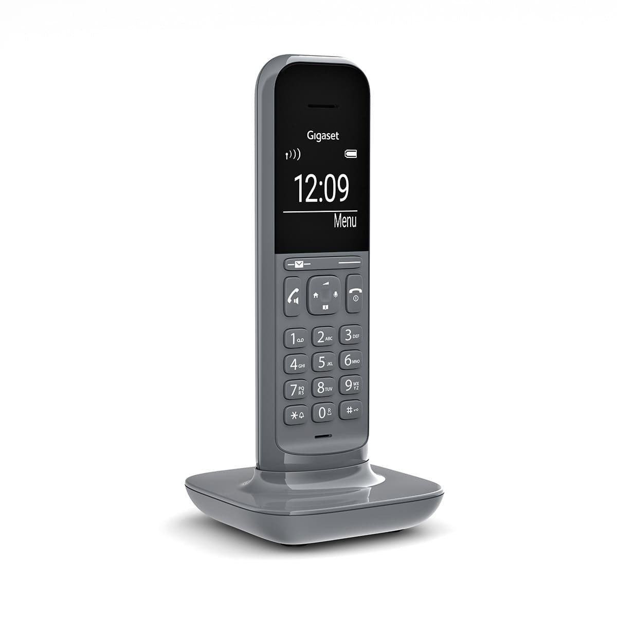 Teléfono Gigaset Cl390 Dect/Analógico Identificador De Llamadas Gris