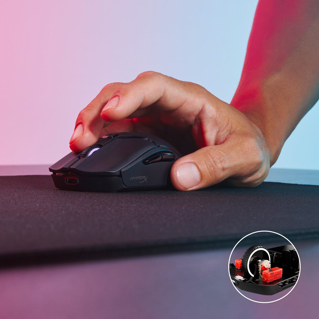EAN 0197192120217 - HyperX Pulsefire Haste 2 Mini Wireless Black Gaming Mouse ratón Juego Ambidextro RF Wireless + Bluetooth imagen 12