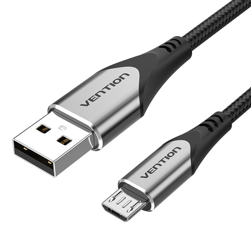 EAN 6922794746978 - Vention COAHG cable USB USB 2.0 1,5 m Mini-USB B Micro-USB B Aluminio, Negro imagen 1