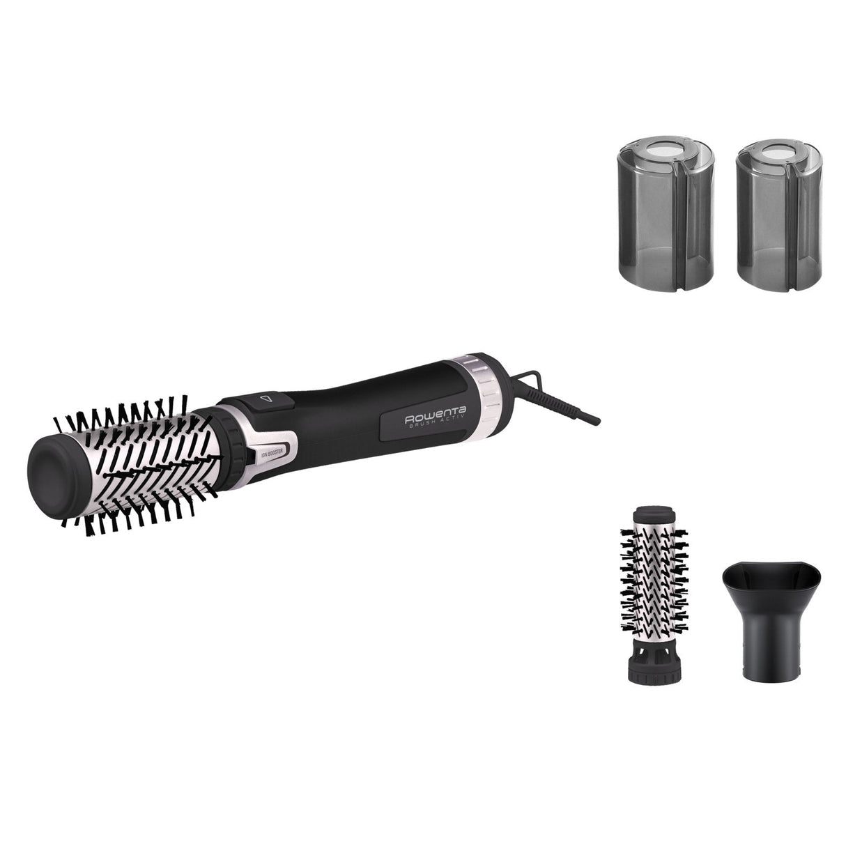 Rowenta Brush Activ' Dry & Style Cf9550 Cepillo De Aire Caliente Caliente Negro 1000 W 1,8 M