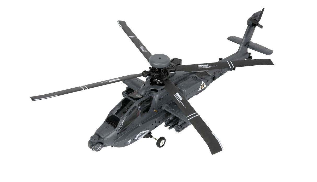 Amewi Apache Ah-64d Cp Helikopter 6g 3d Rtf Gris