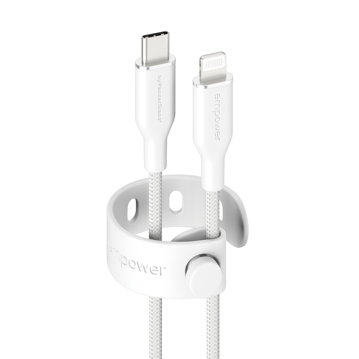 EAN 5715685027710 - PanzerGlass empower by ® Racing 60W USB-C to Lightning Cable | USB 2.0 | 1.2M | Silver White cable USB Bl imagen 1