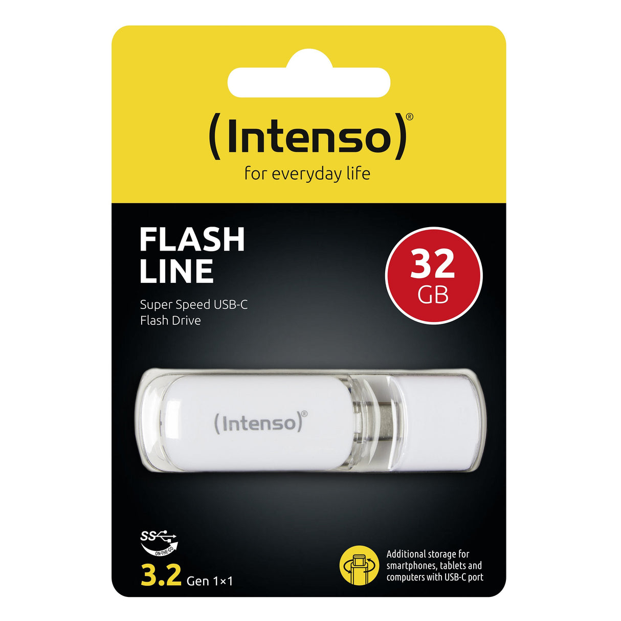 EAN 4034303029631 - Intenso Flash Line unidad flash USB 32 GB USB Tipo C 3.2 Gen 1 (3.1 Gen 1) Blanco imagen 5