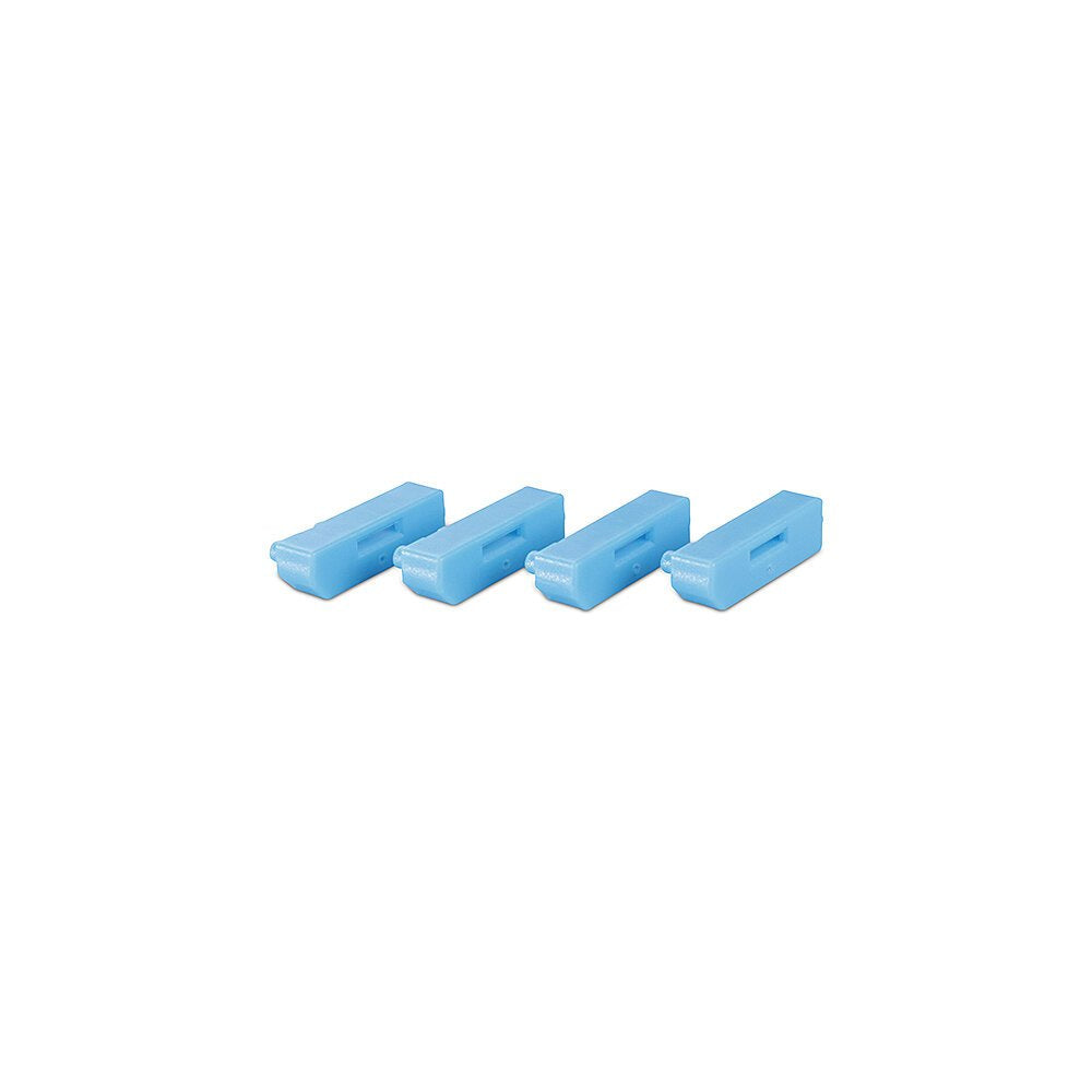 Displayport Port Locks Blue 4x + 1 Key