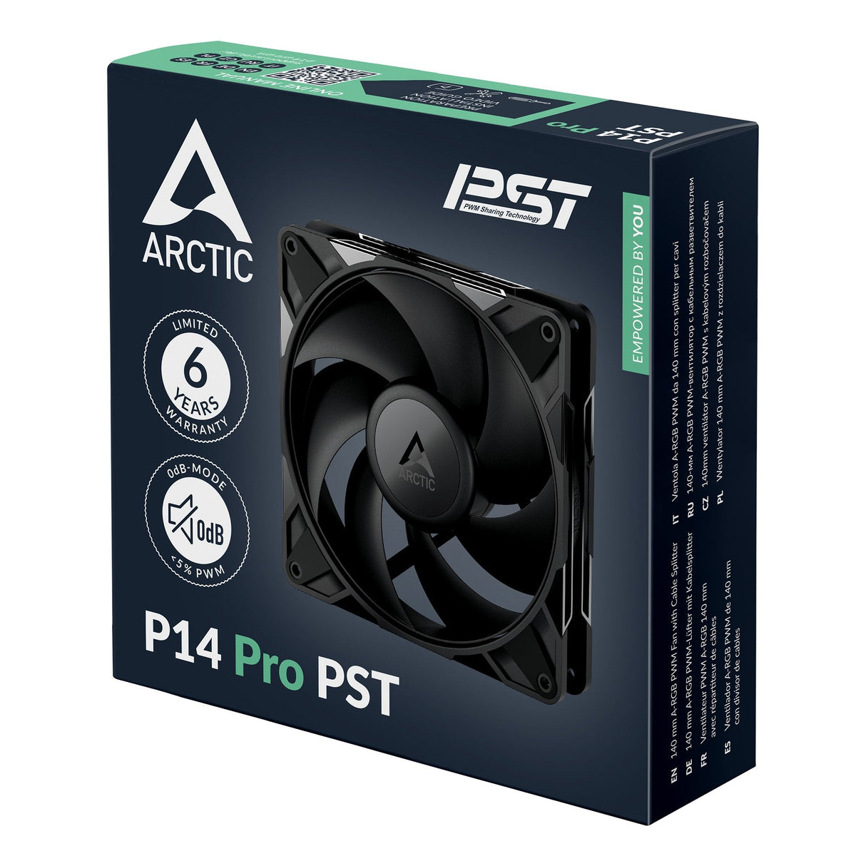 EAN 4895265000386 - ARCTIC P14 Pro PST Carcasa del ordenador Ventilador 14 cm Negro 1 pieza(s) imagen 6