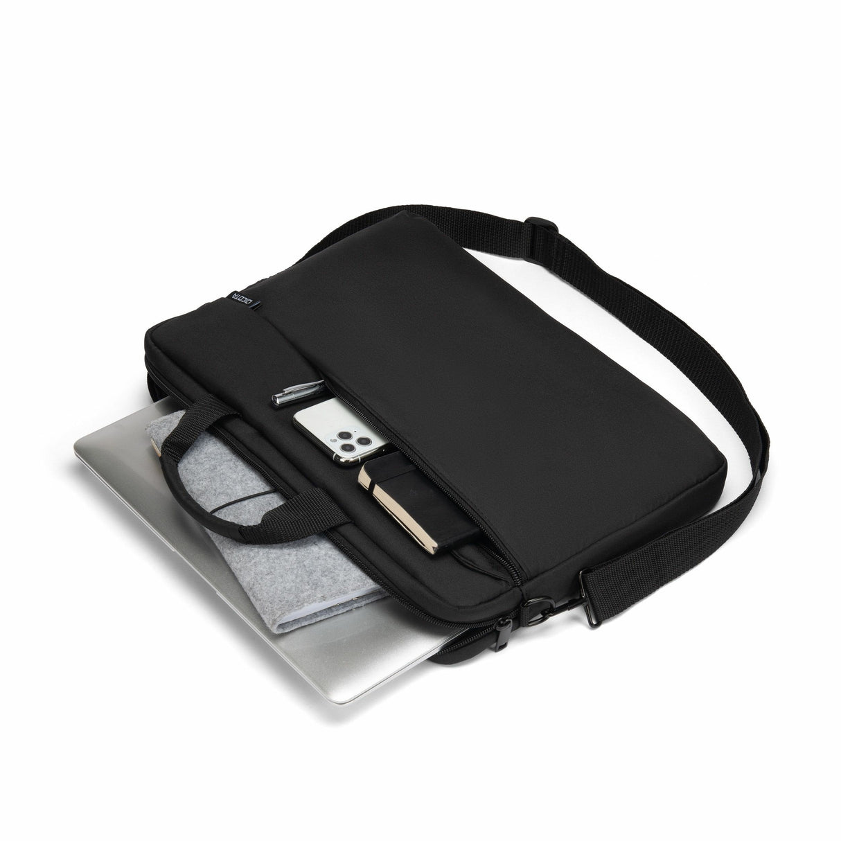Maletín Dicota Slim Case One  Para Portátil Negro, Hasta 40,6 Cm (16") D32092-Rpet