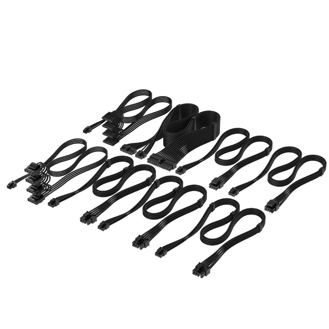 Corsair Dc Cable Pro Kit, Individually Sleeved, Negro