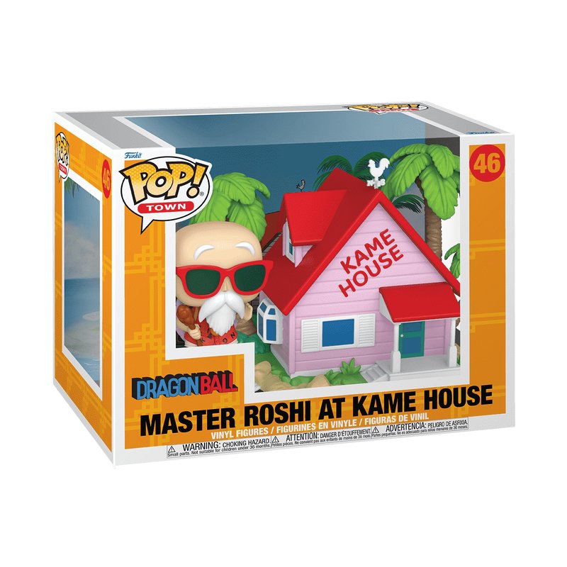 Funko Pop Town Dragon Ball Master Roshi At Kame House