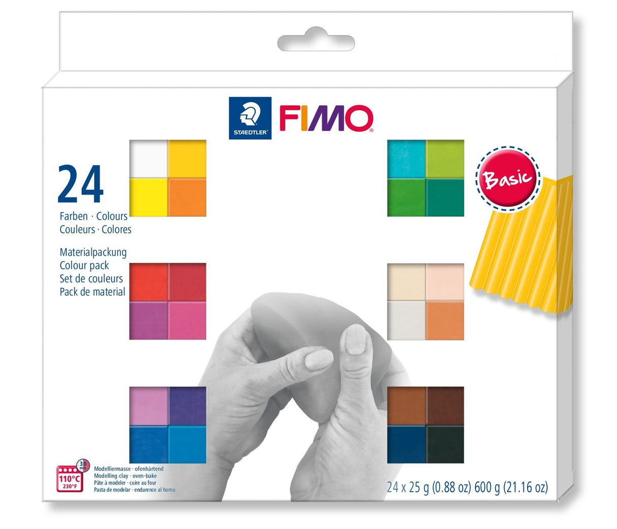 EAN 4007817053454 - Staedtler FIMO 8023 C Pasta de modelar 600 g Colores surtidos 1 pieza(s) imagen 1
