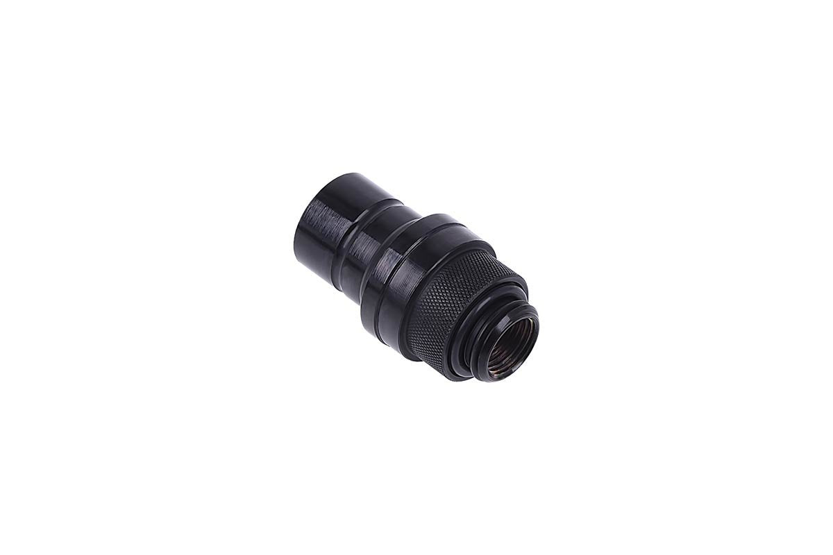 Alphacool Conector De Cierre Rápido Icicle G1/4 Ag - Deep Black 17440