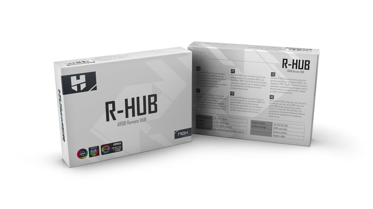 Nox Hummer R-Hub Controlador Argb Led/Ref.