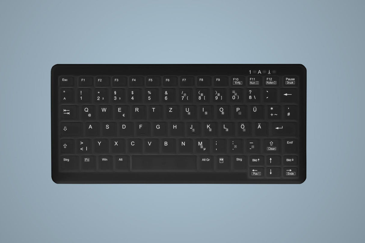 Teclado Aleman Cherry Active Key Mta Ak-C4110 Con Cable Negro