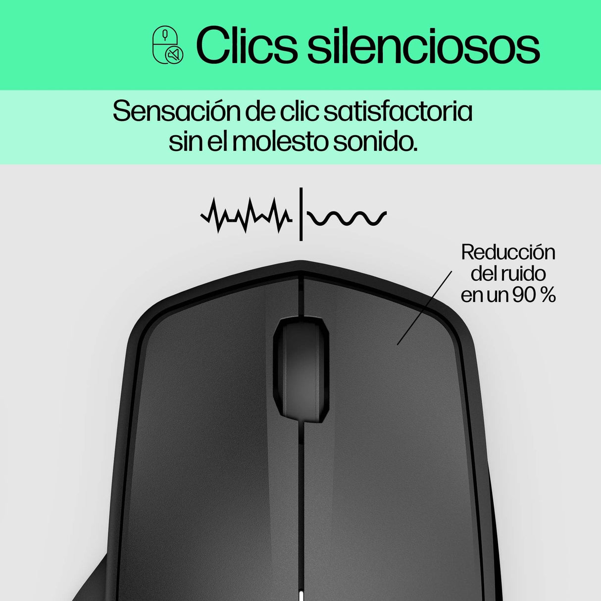 EAN 0195122197476 - HP 280 Silent Wireless Mouse ratón Oficina mano derecha RF inalámbrico Óptico imagen 8