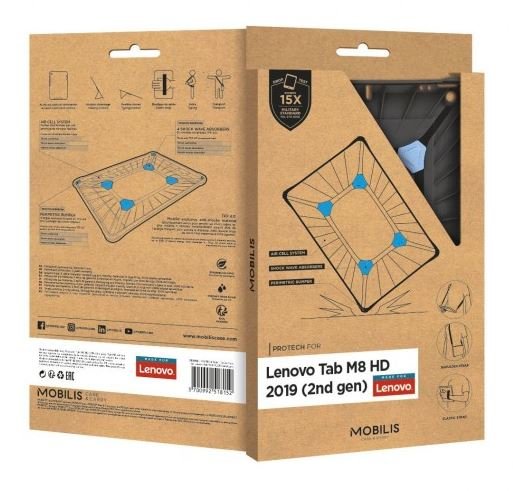 Mobilis Protech 20,3 Cm (8") Carcasa Rígida Para Lenovo Tab M8 (Hd) 2019 (2nd Gen) (Tb 8505) Negro