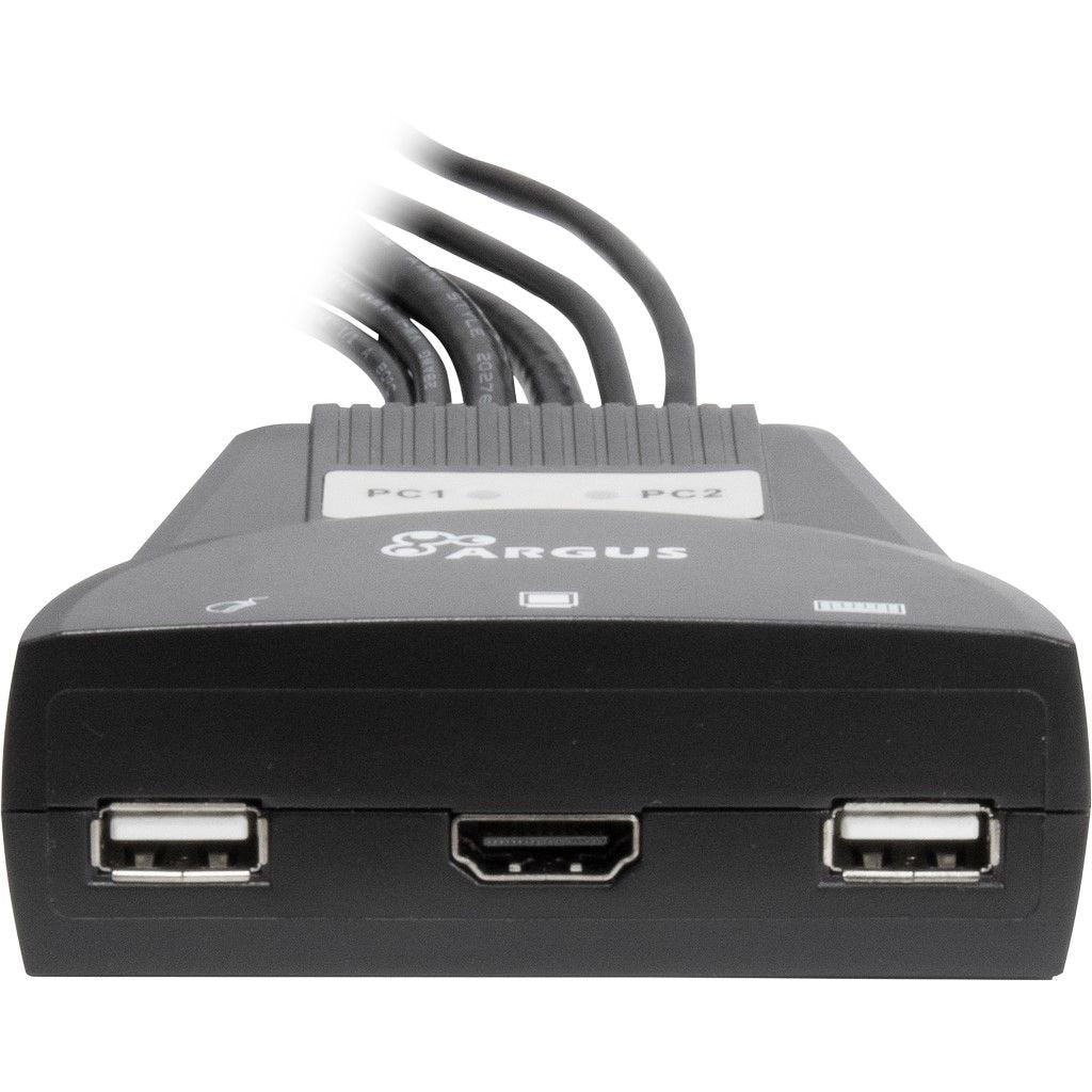 EAN 4260455646482 - Inter-Tech 88887340 interruptor KVM Negro imagen 2