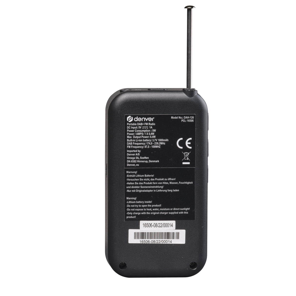 Denver Dah-126 Radio