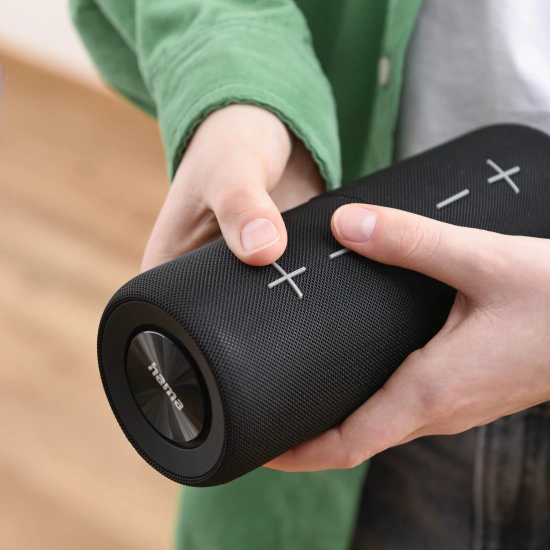 Hama Twin 4.0 Altavoz Portatil - Potencia 30w - Bluetooth - Usb-C - Bateria 4000mah - Rango 10m - Antideslizante -
