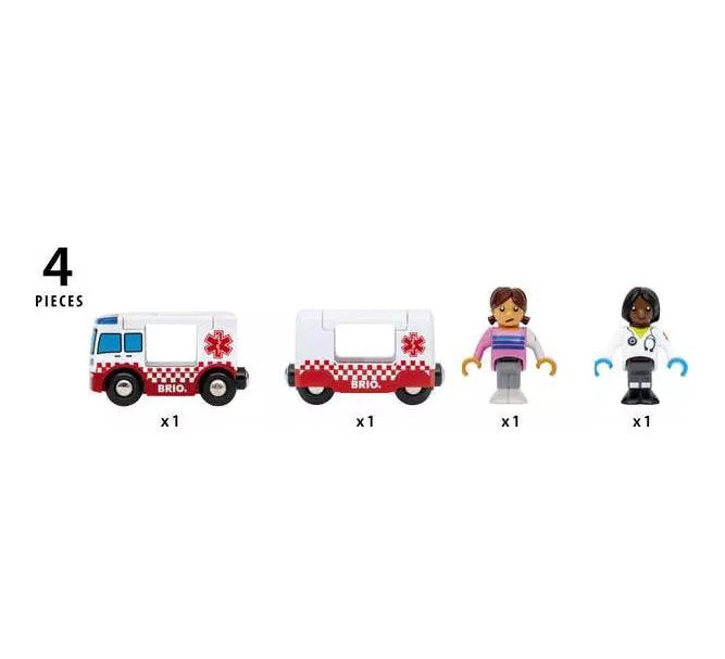 EAN 7312350360356 - BRIO Rescue Ambulance imagen 6