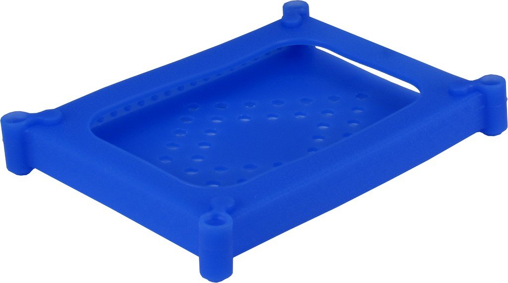Hdd Funda Protectora Para 2,5" Silicona Azul