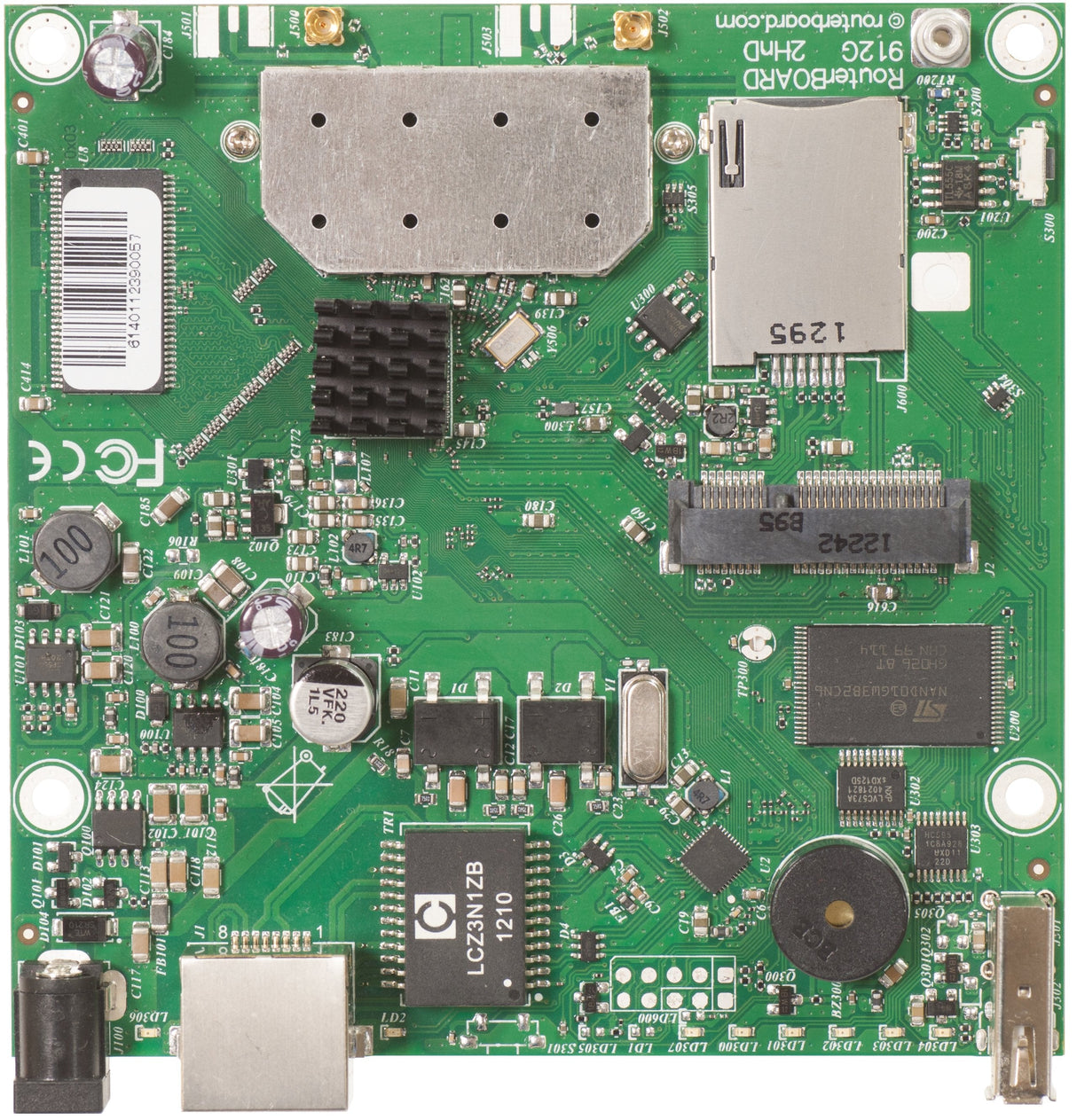 Mikrotik Rb/912uag2hpnd Routerboard 912uag With 600mhz Atheros Cpu, 64mb Ram, 1xgigabit Lan, Usb, Minipcie, Builtin 2.4ghz802.11